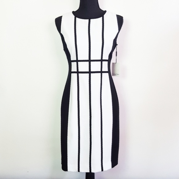 Calvin Klein Color Block Dress - Picture 1 of 6